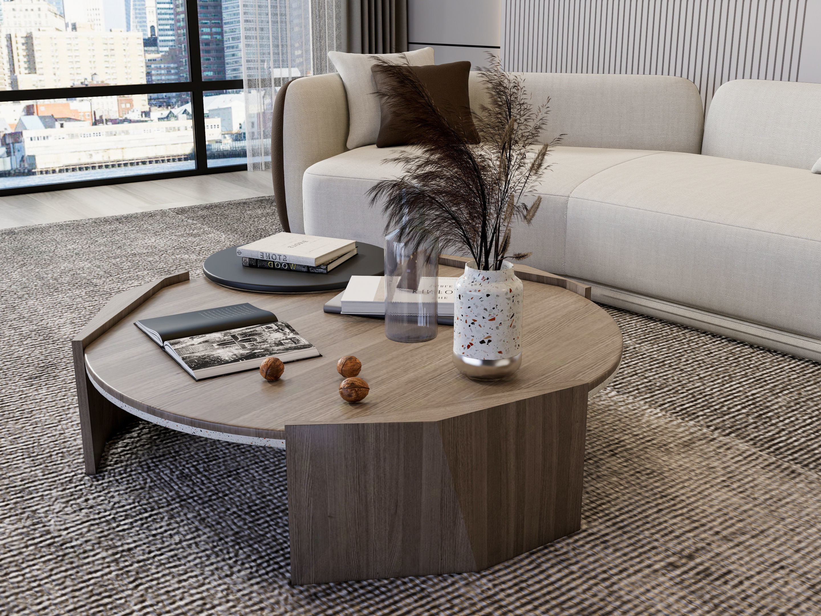 Living room 55 3D model_3