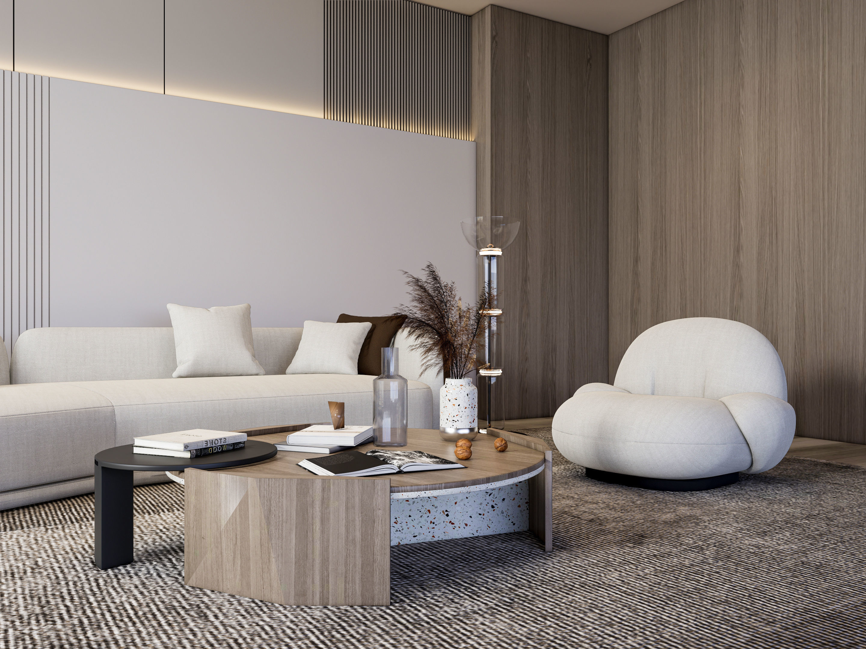 Living room 55 3D model_12