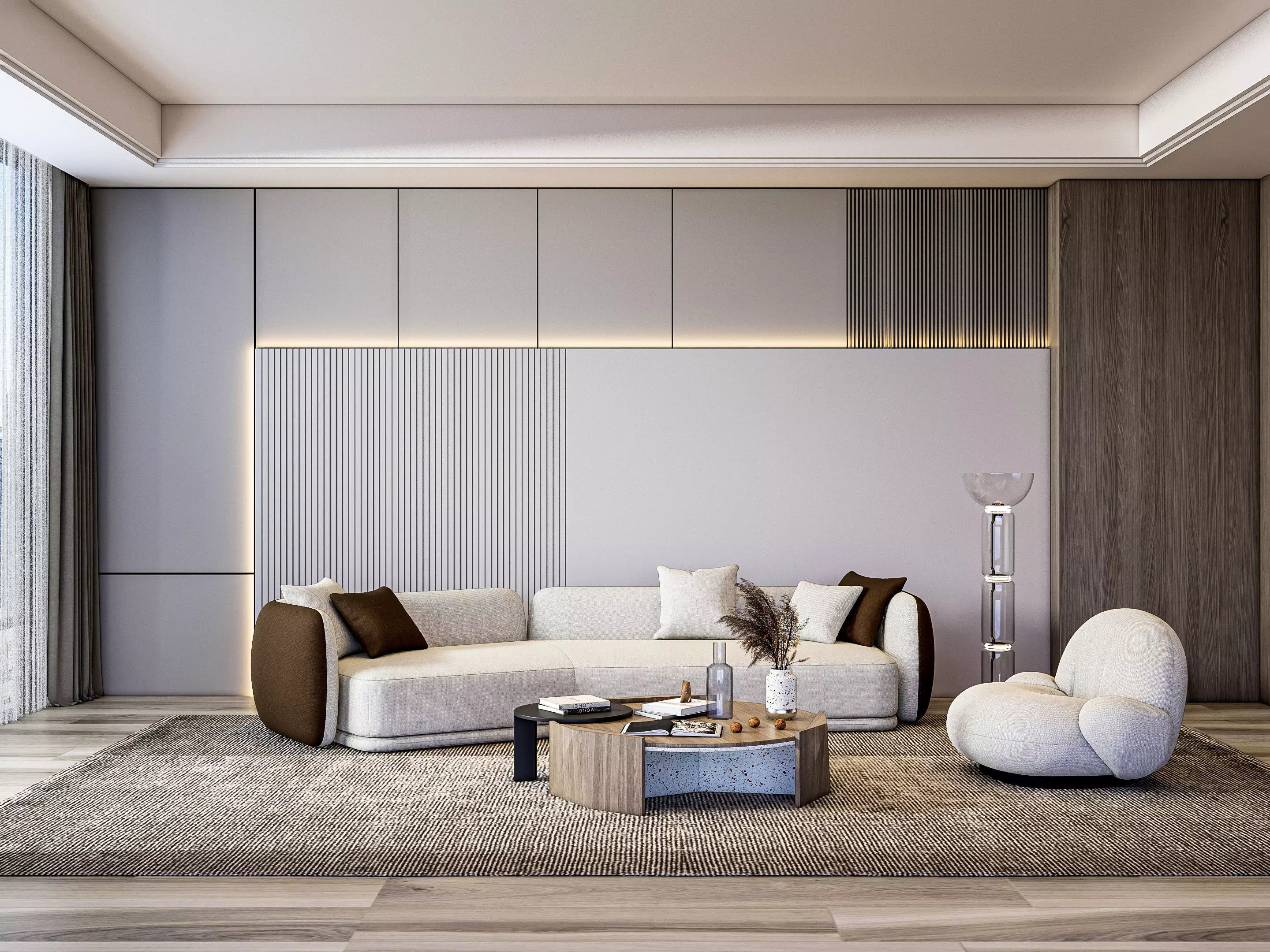 Living room 55 3D model_0