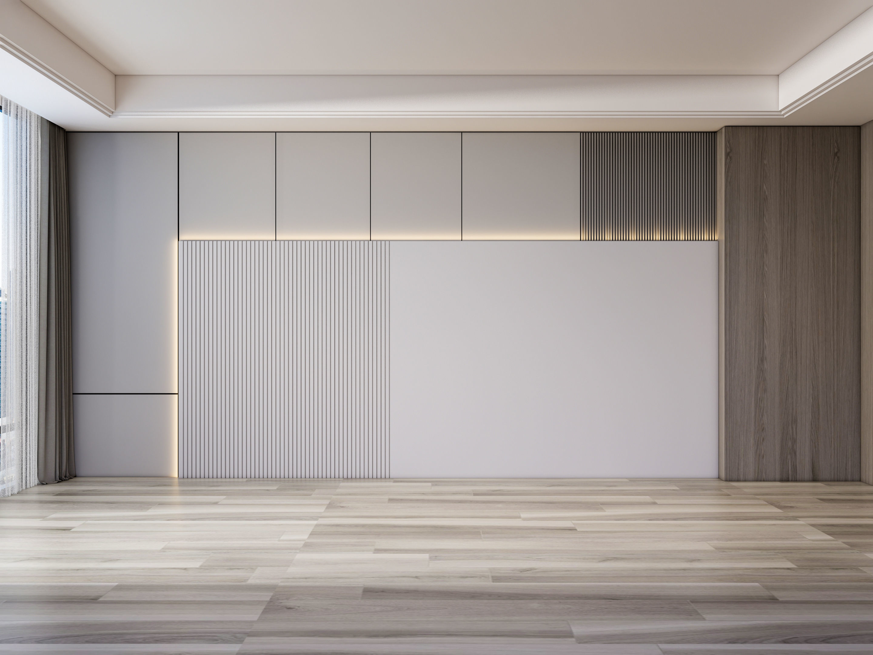 Living room 55 3D model_4