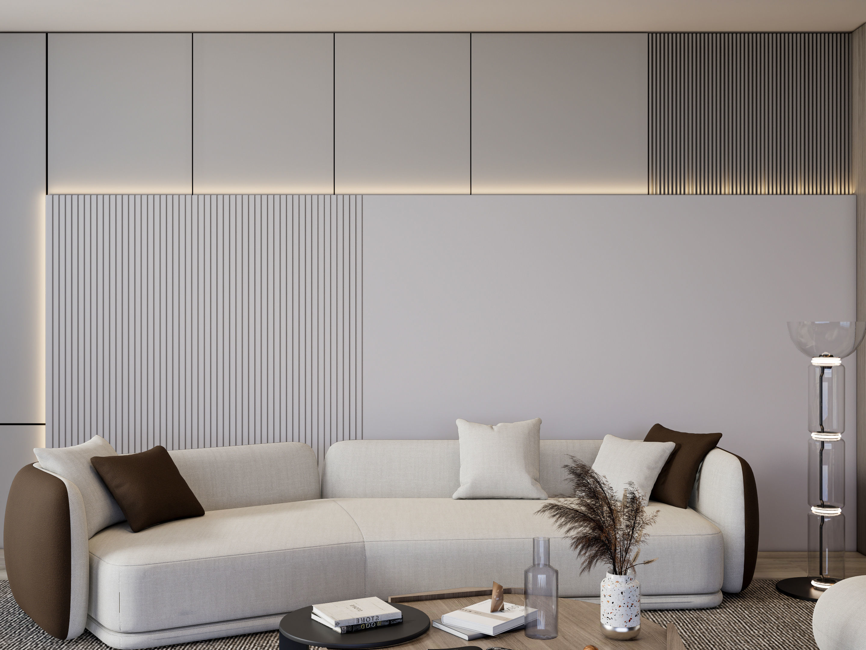 Living room 55 3D model_6