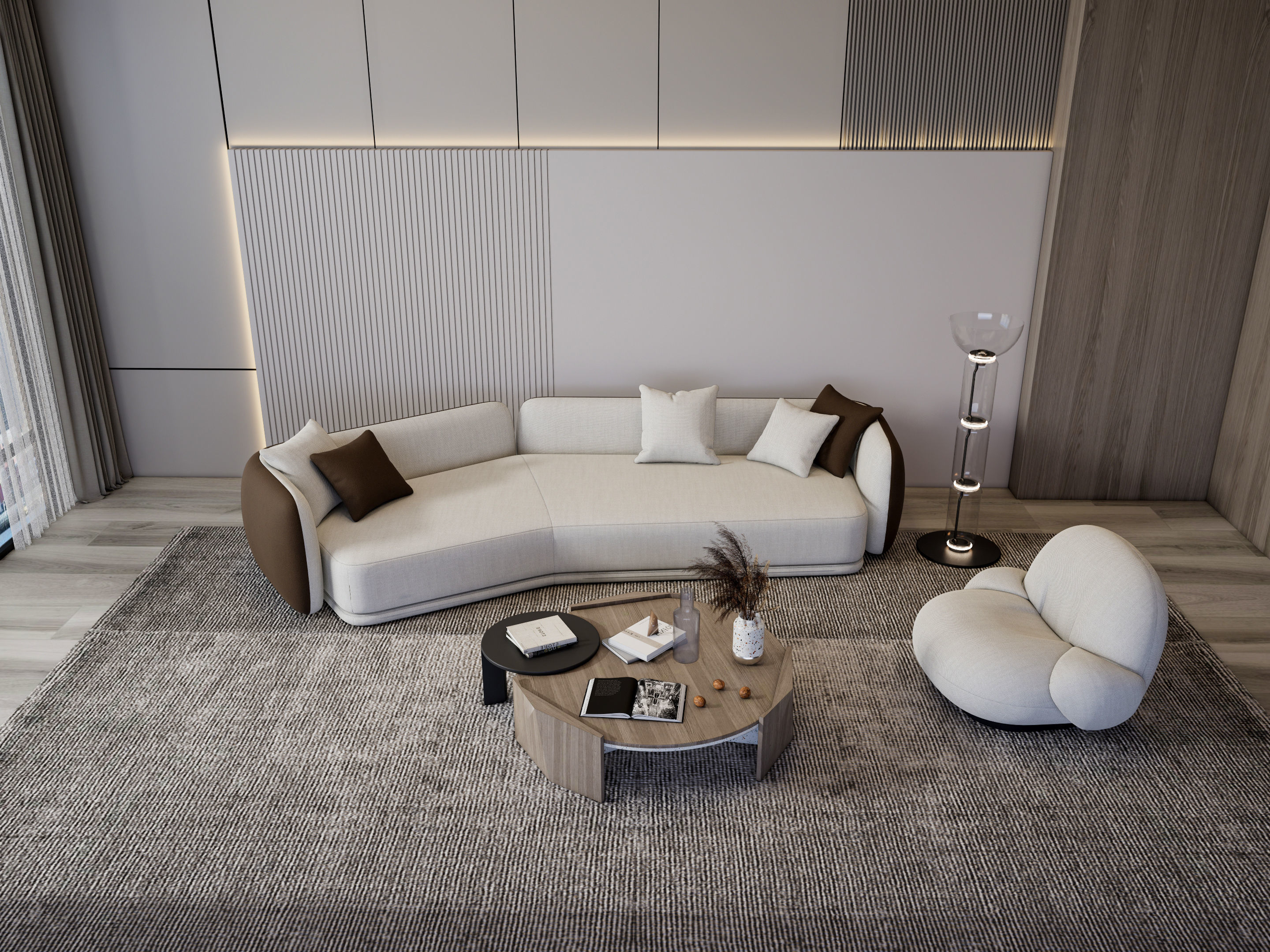 Living room 55 3D model_16