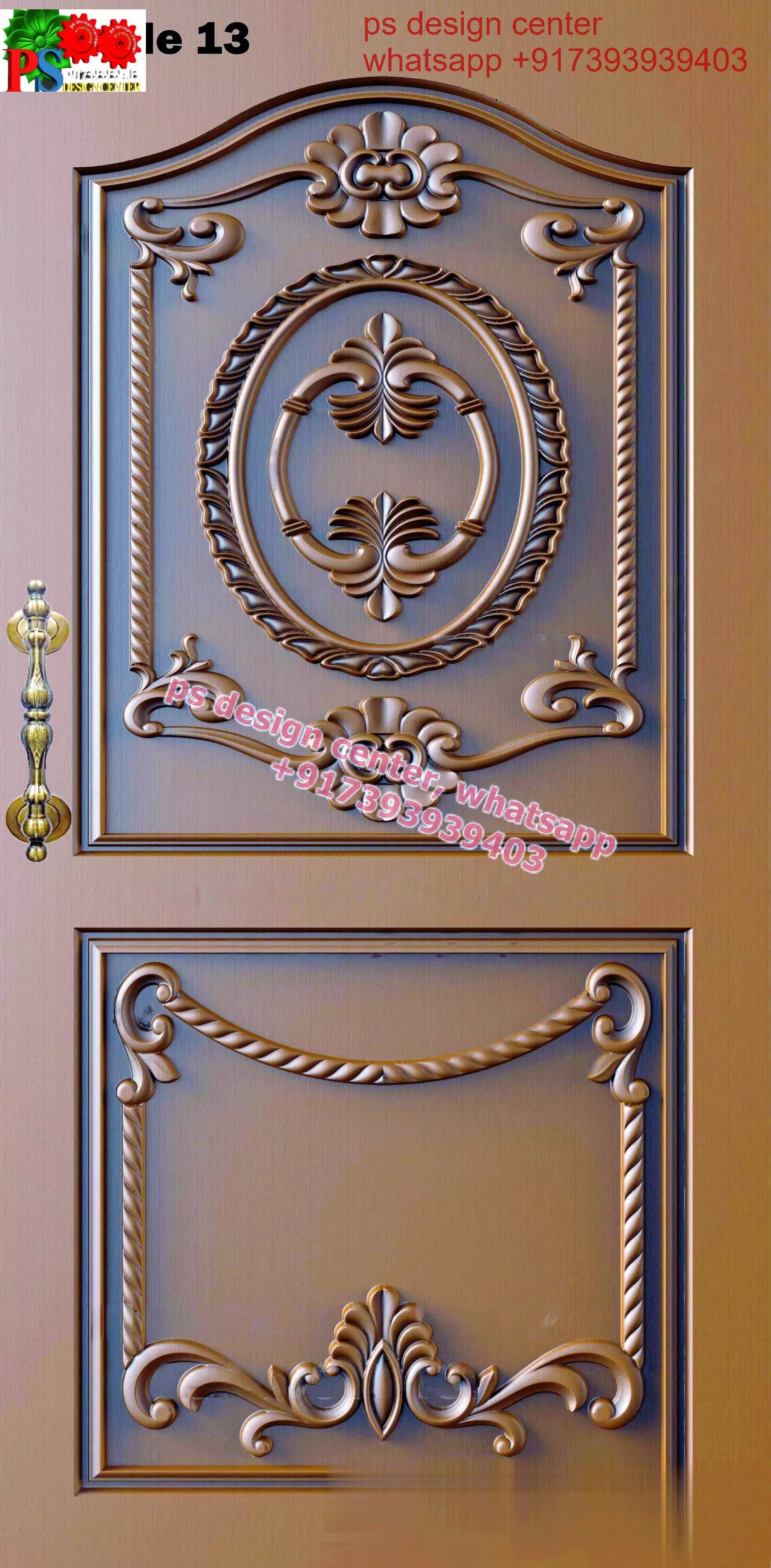 cnc doors design 3D model_0