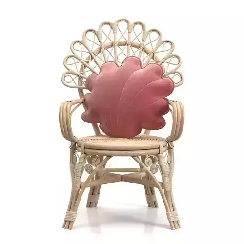 Marsala Pearl Velvet Shell Cushion Chair