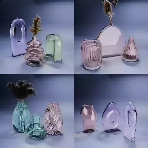 Design Vases 3D Model Pack 