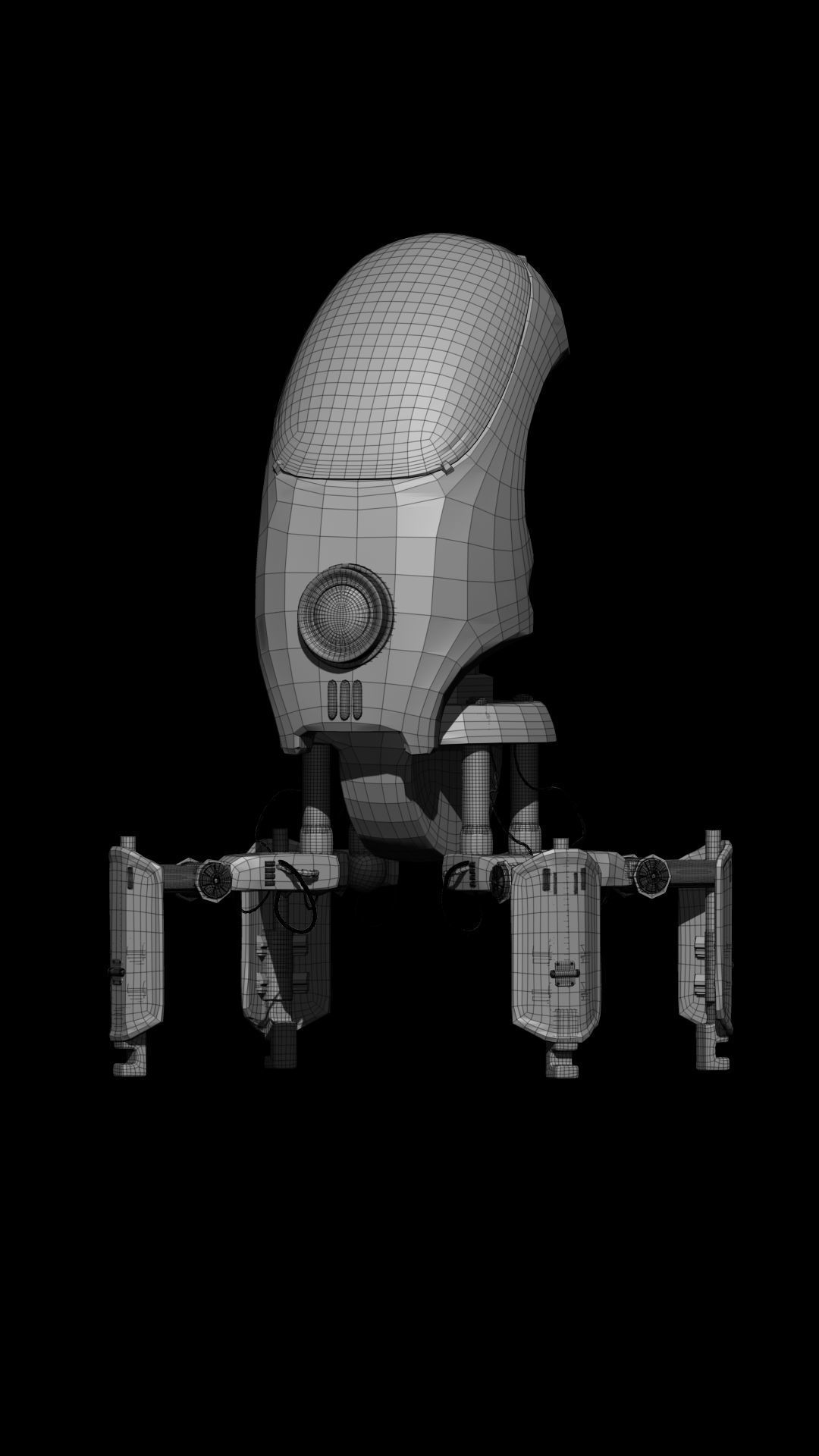 Crab Robot Concept PTM - Amir Rezaeyan 3D model_6