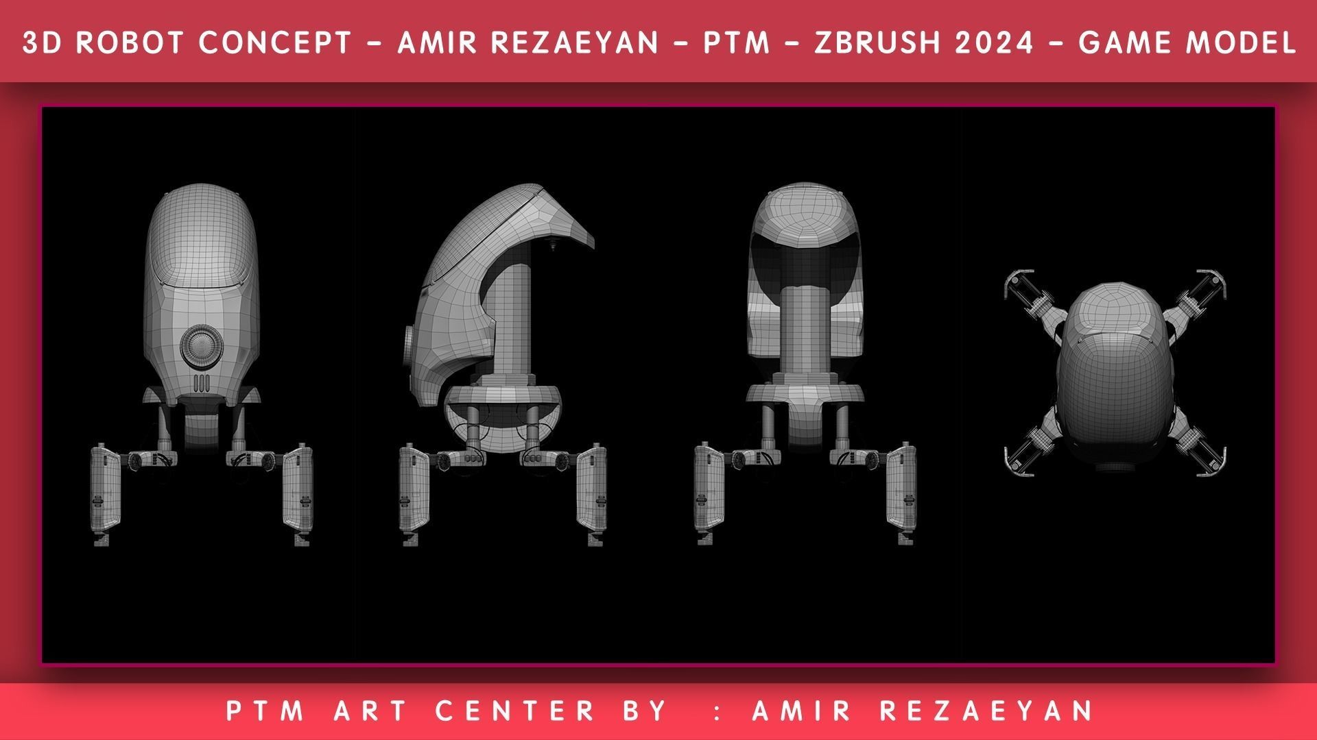 Crab Robot Concept PTM - Amir Rezaeyan 3D model_3
