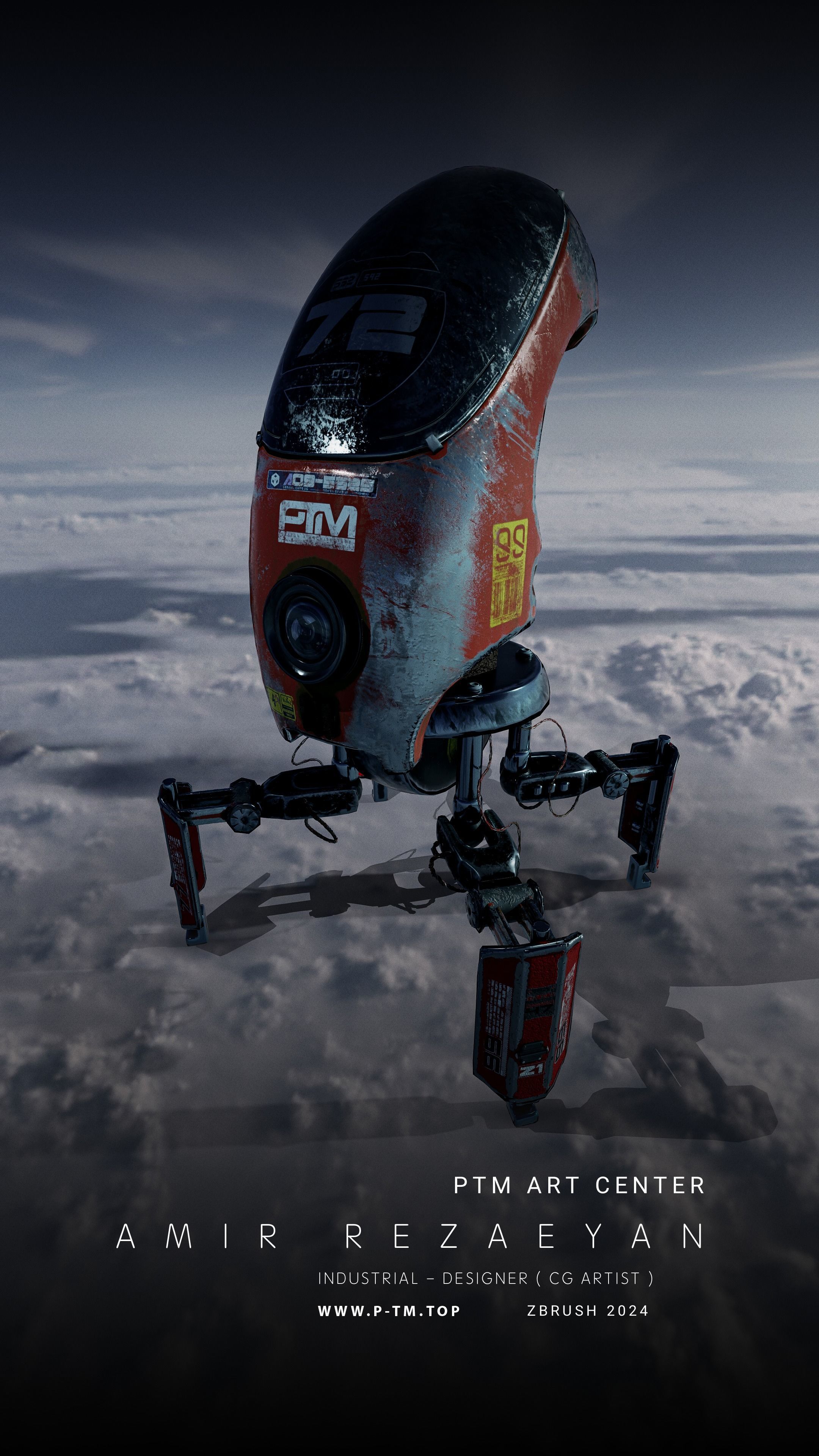 Crab Robot Concept PTM - Amir Rezaeyan 3D model_18