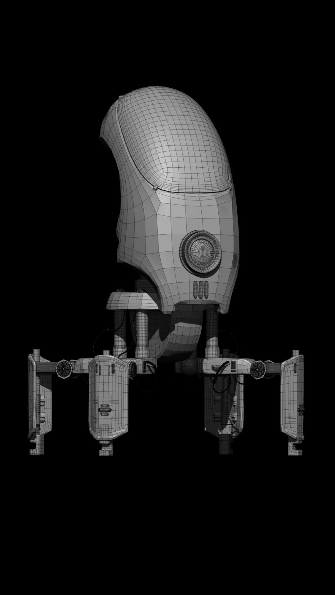 Crab Robot Concept PTM - Amir Rezaeyan 3D model_7