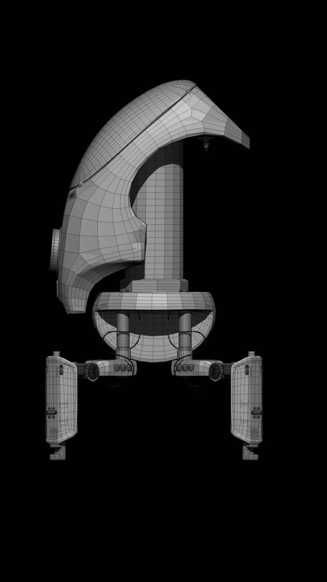 Crab Robot Concept PTM - Amir Rezaeyan 3D model_8