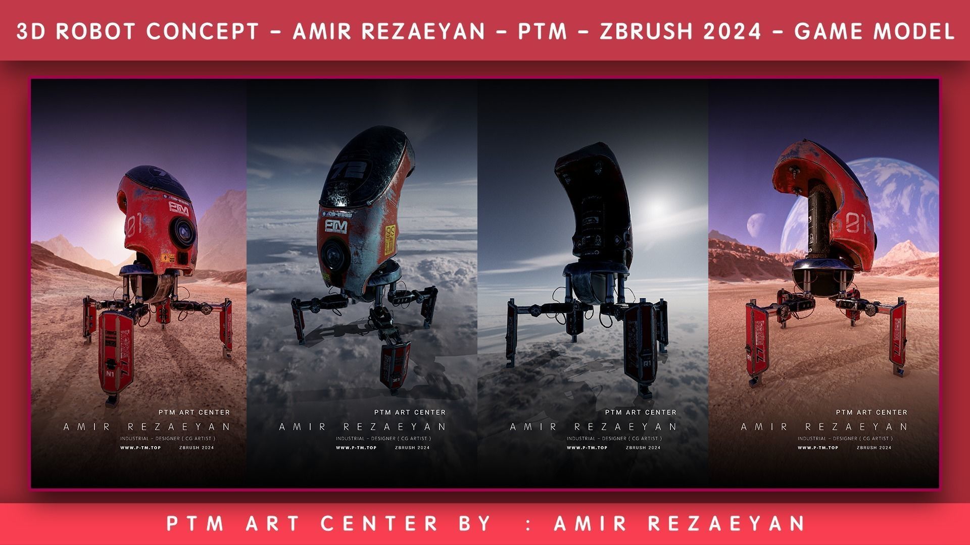 Crab Robot Concept PTM - Amir Rezaeyan 3D model_1