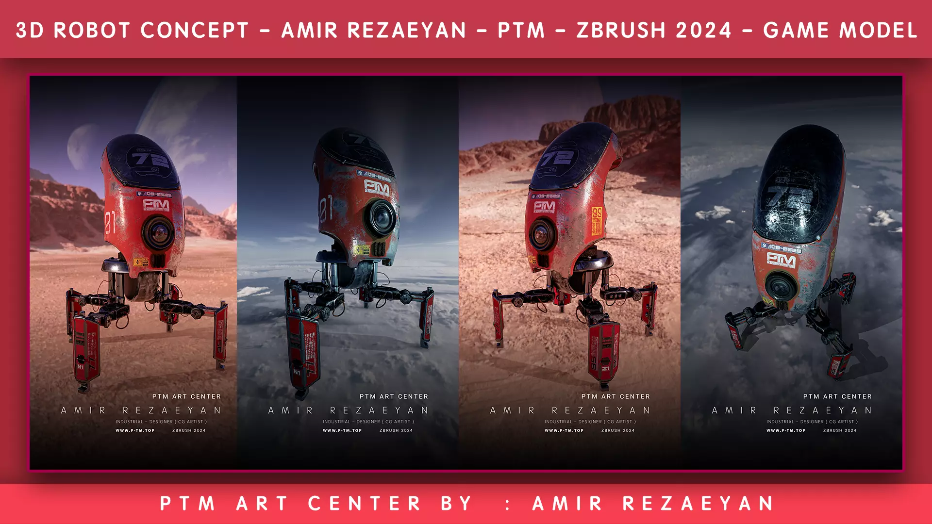 Crab Robot Concept PTM - Amir Rezaeyan 3D model_0