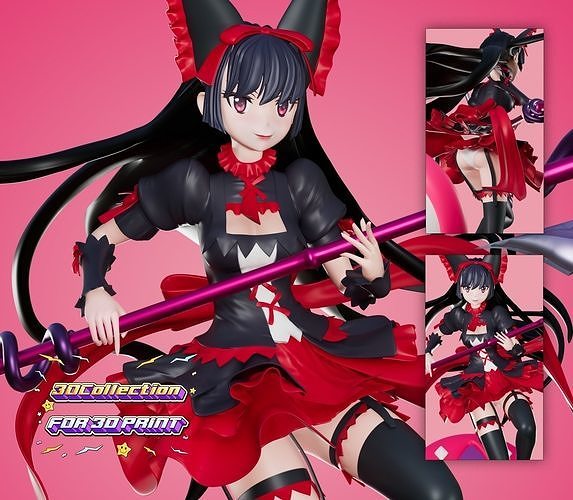 Rory Mercury Anime - 3D Print Model 3D print model