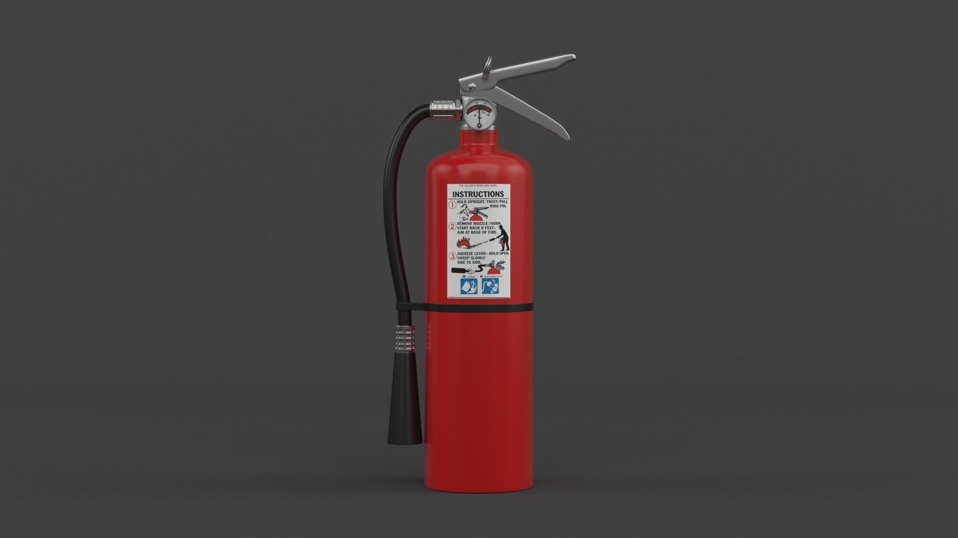 Fire Extinguisher 3D model_1