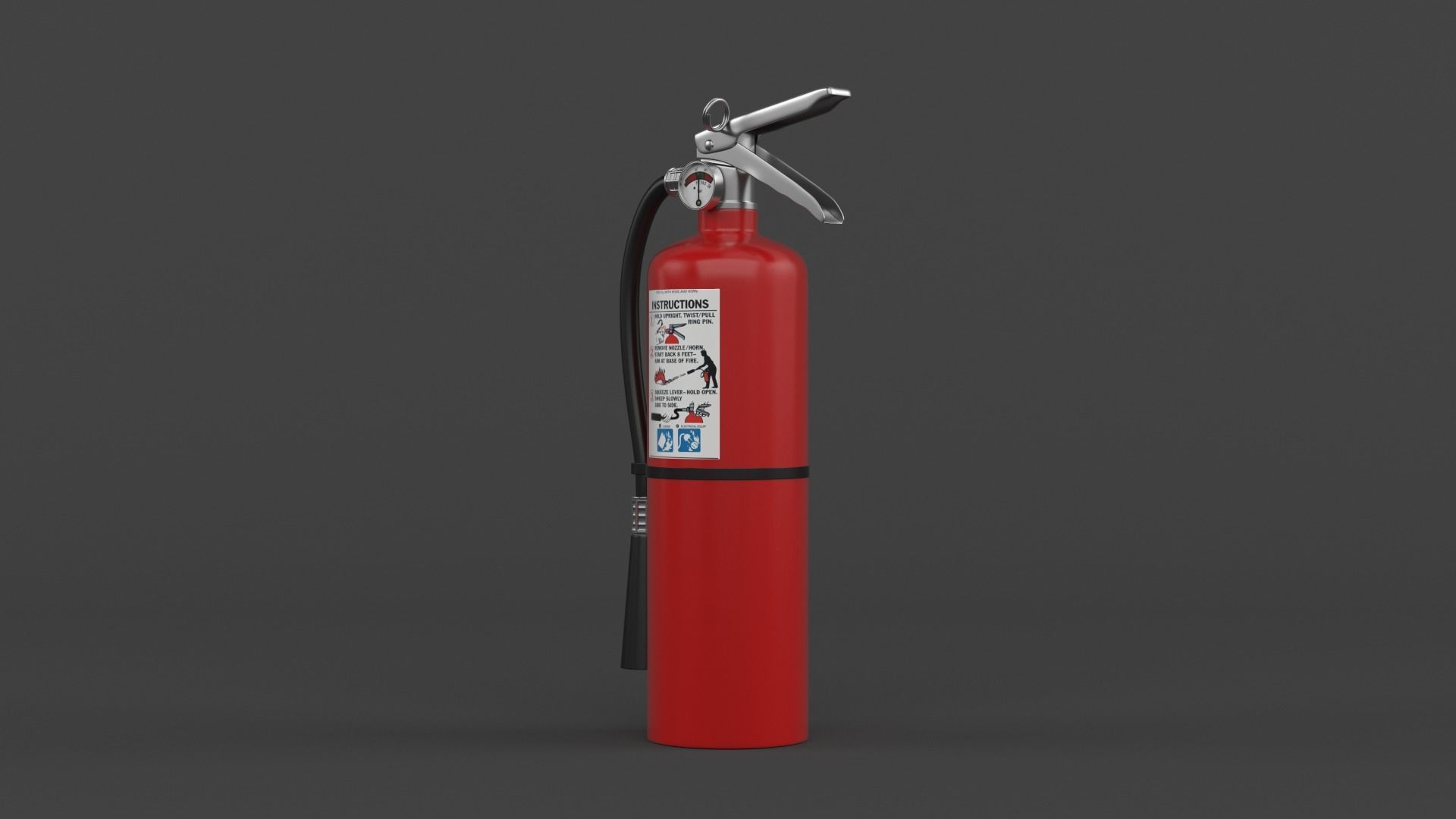 Fire Extinguisher 3D model_2