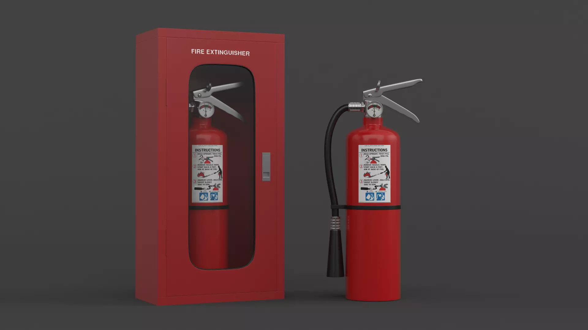 Fire Extinguisher 3D model_0