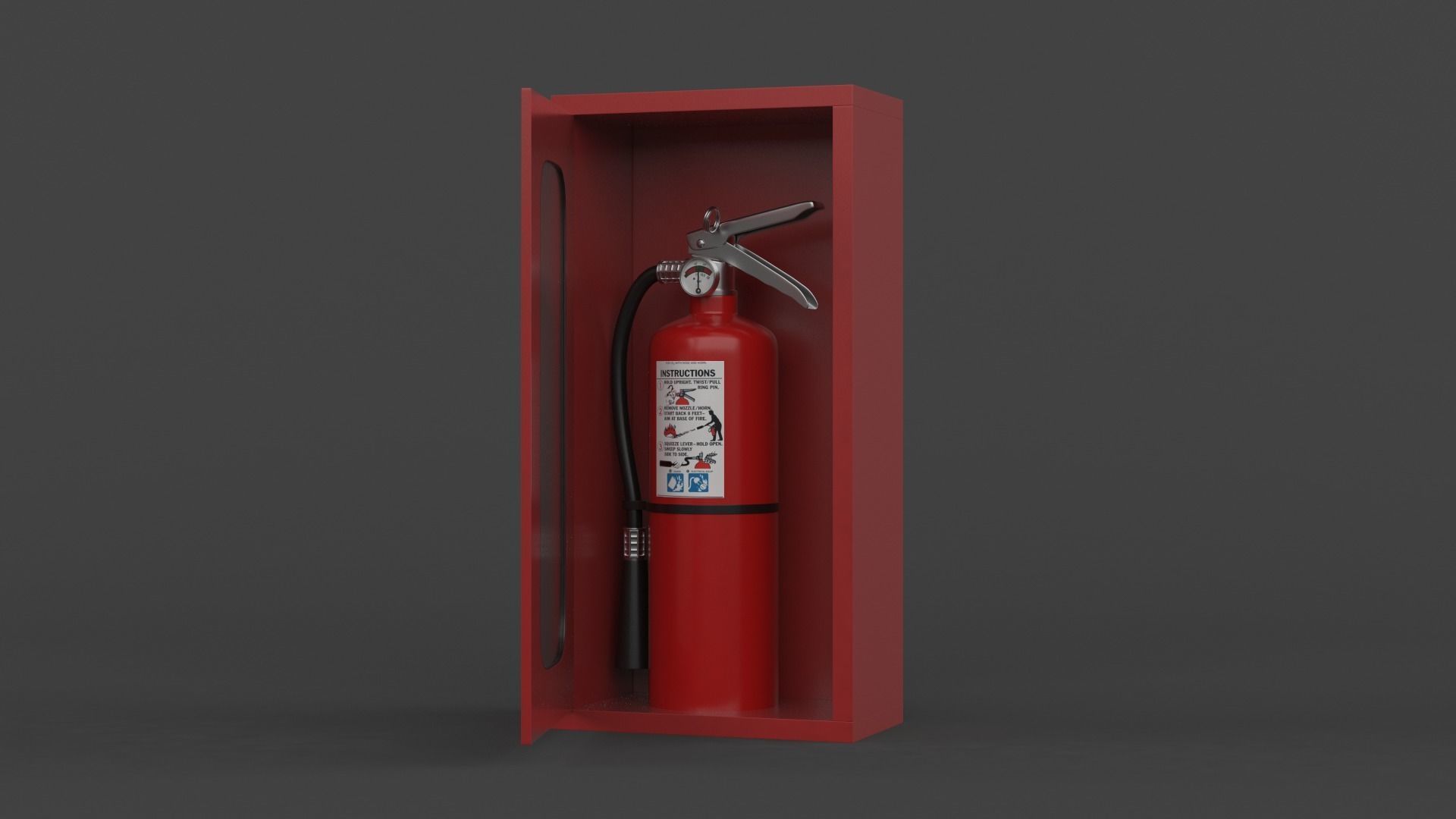 Fire Extinguisher 3D model_6
