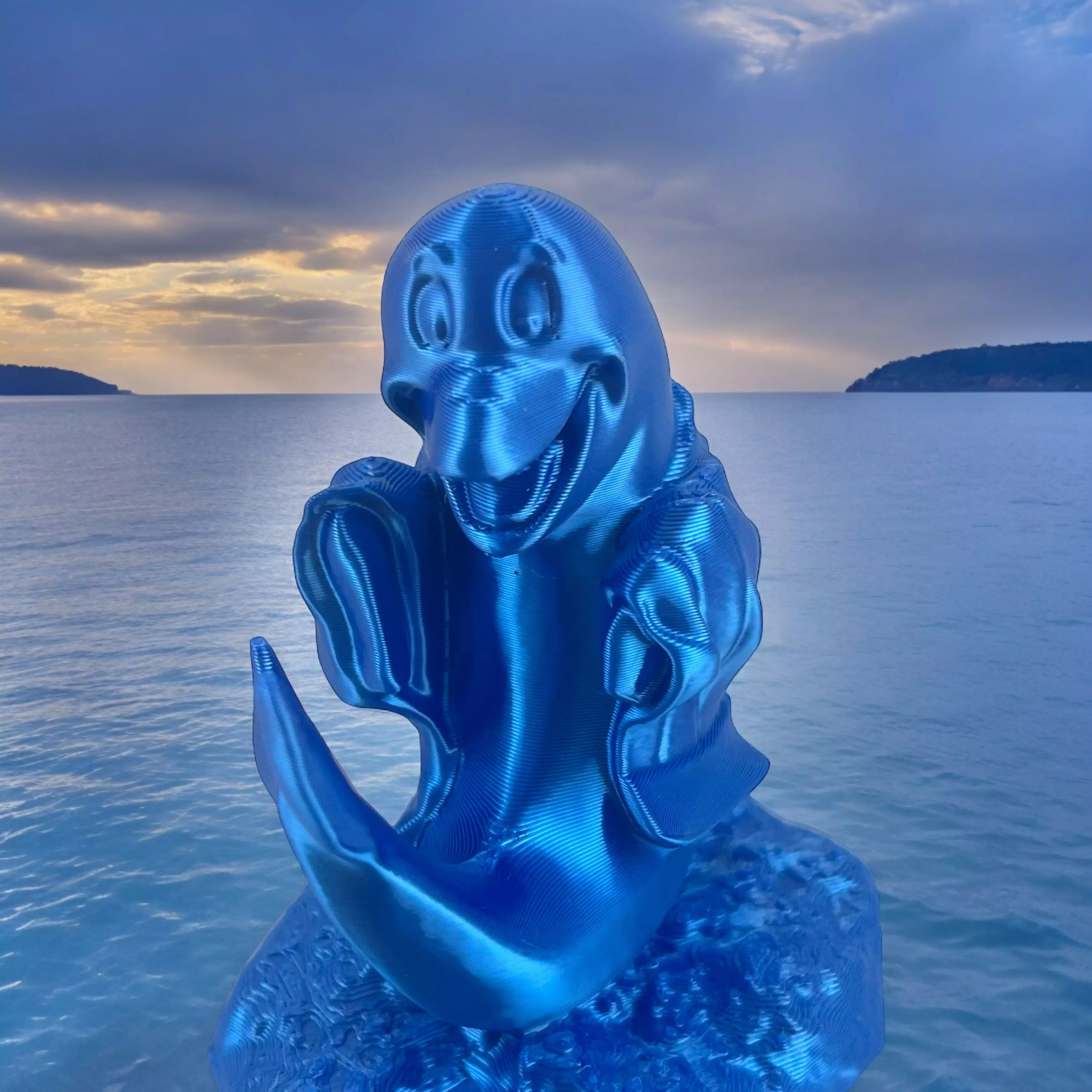 Dolphin Towel 3D print model