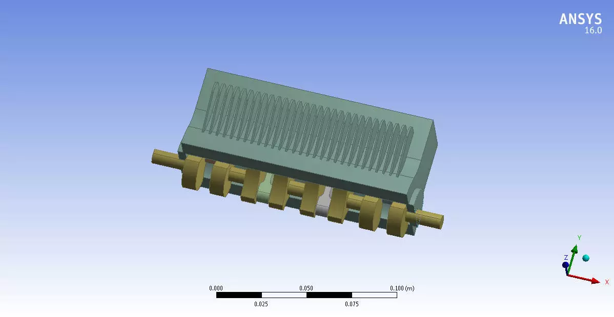 Four wheeler engine body 3d cad model for engineers 3D model_0