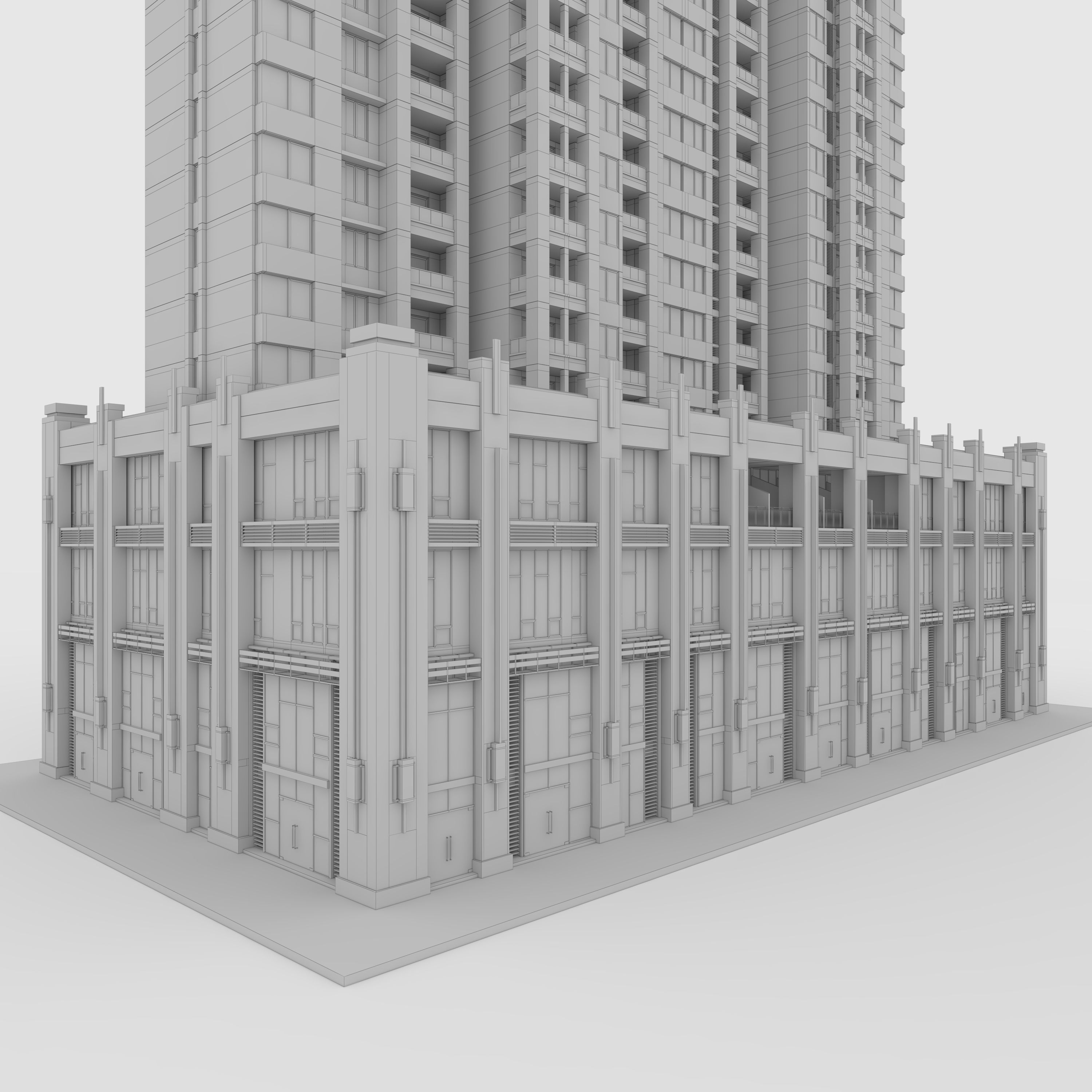 Tower Apartment 3 3D model_13