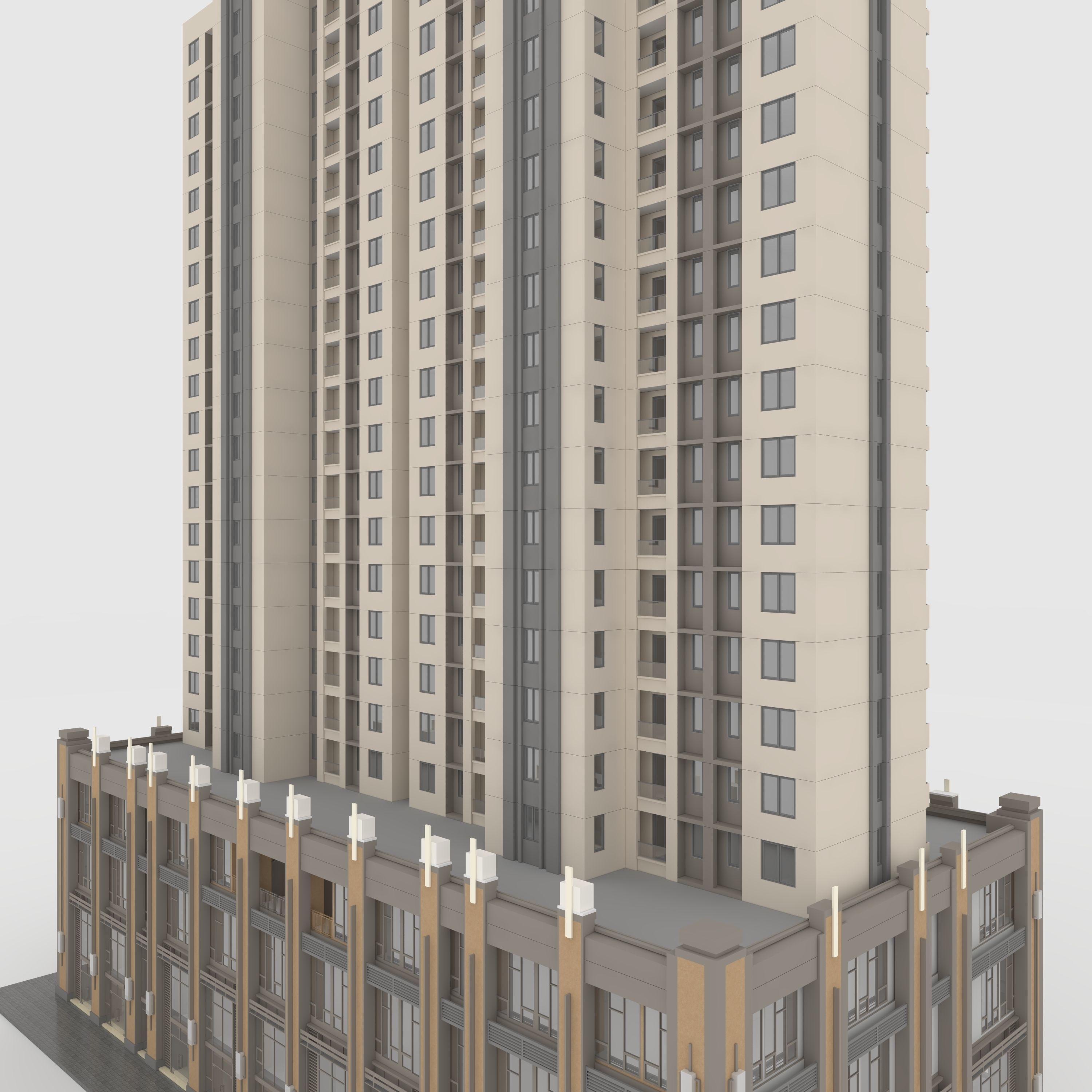Tower Apartment 3 3D model_18