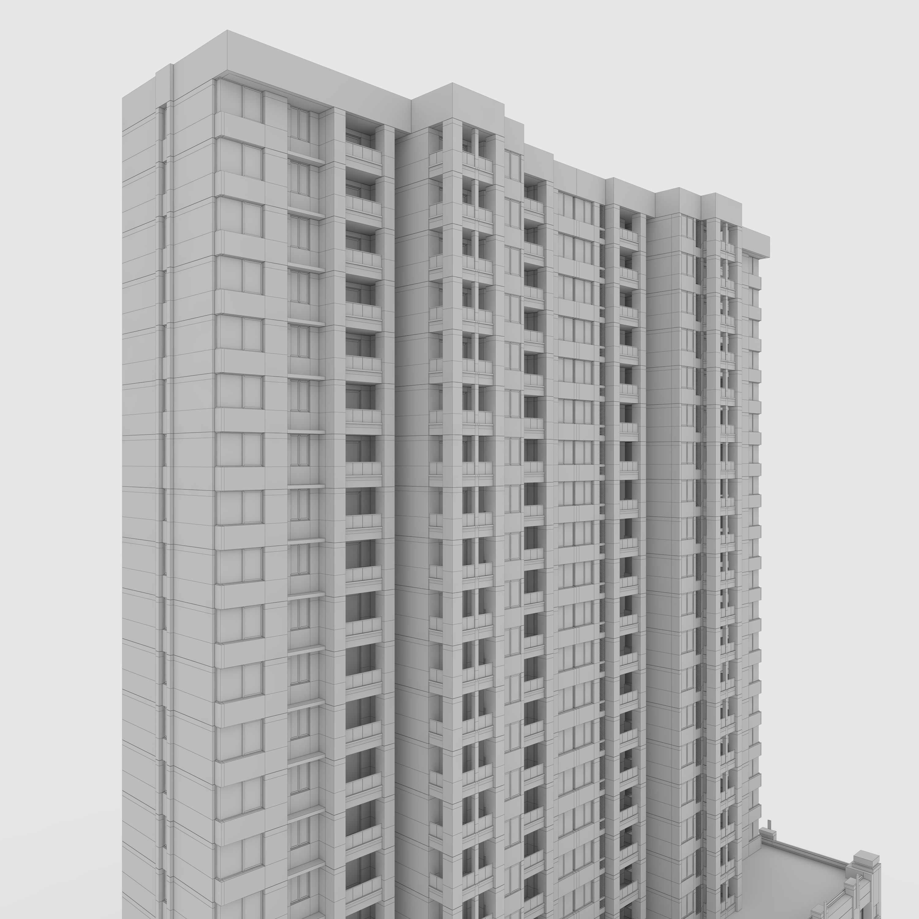 Tower Apartment 3 3D model_21