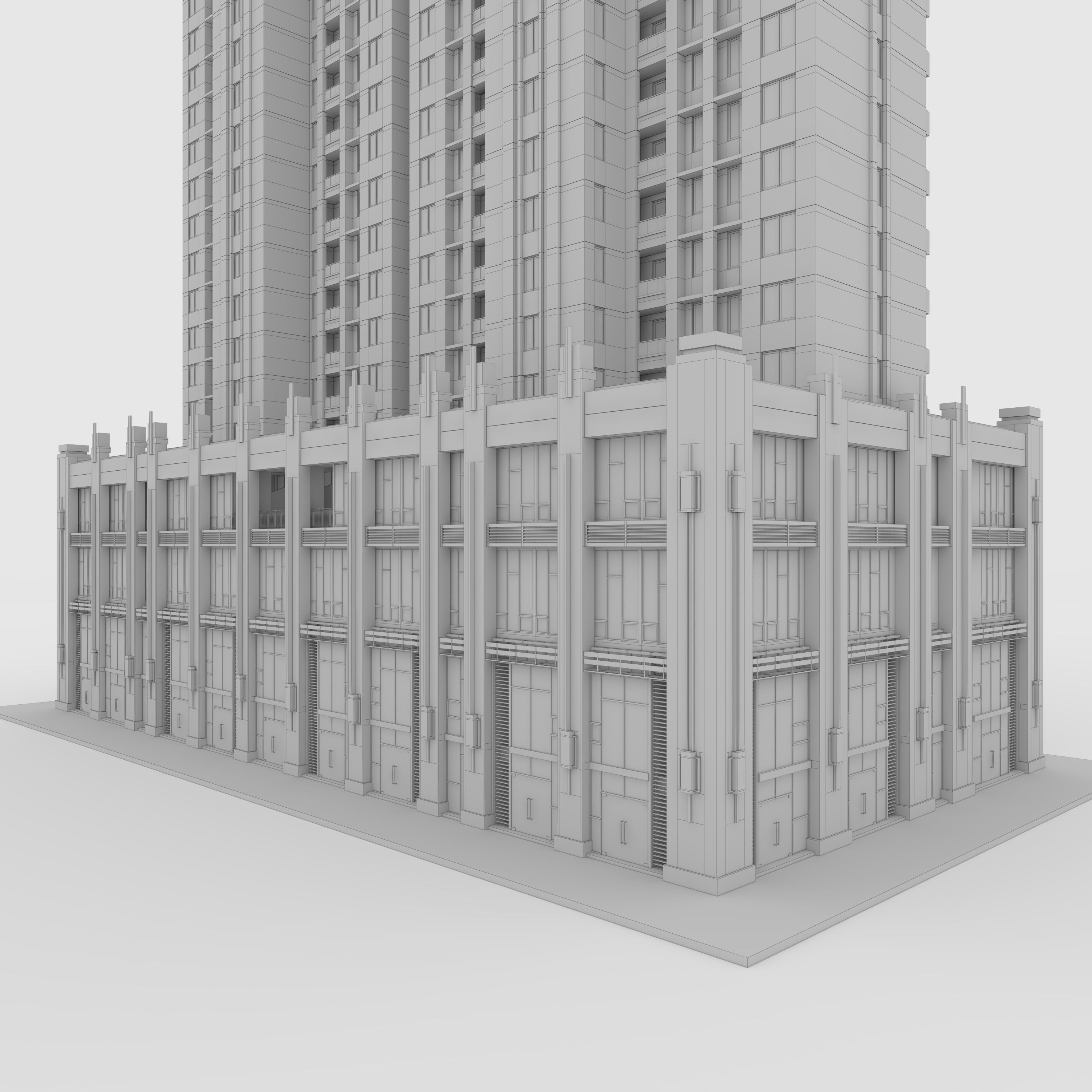 Tower Apartment 3 3D model_15