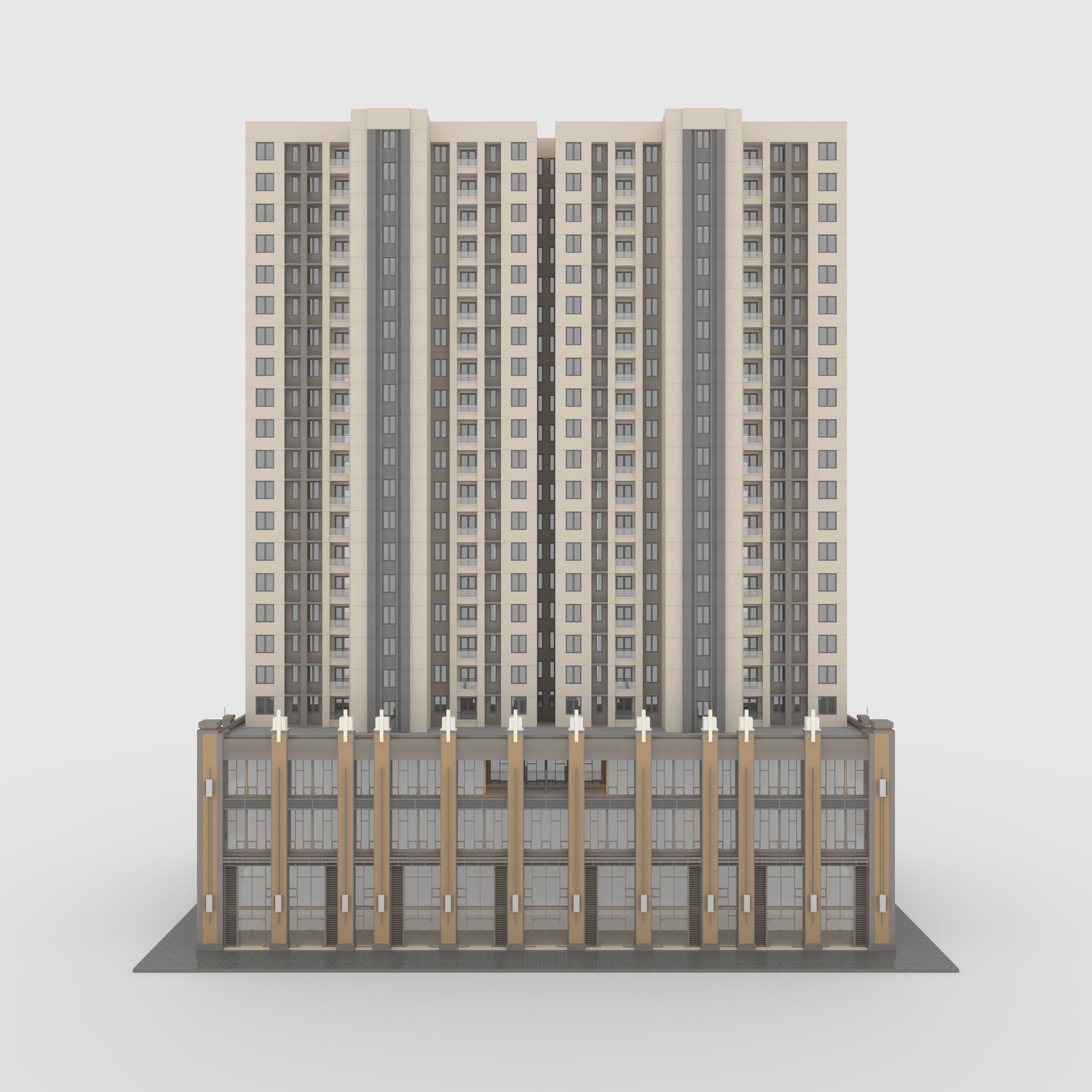 Tower Apartment 3 3D model_8