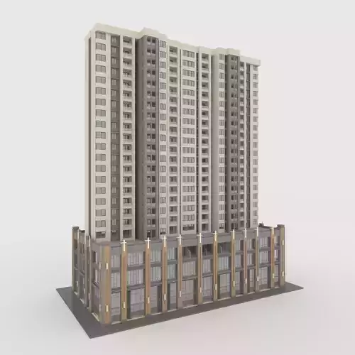 Tower Apartment 3 3D model