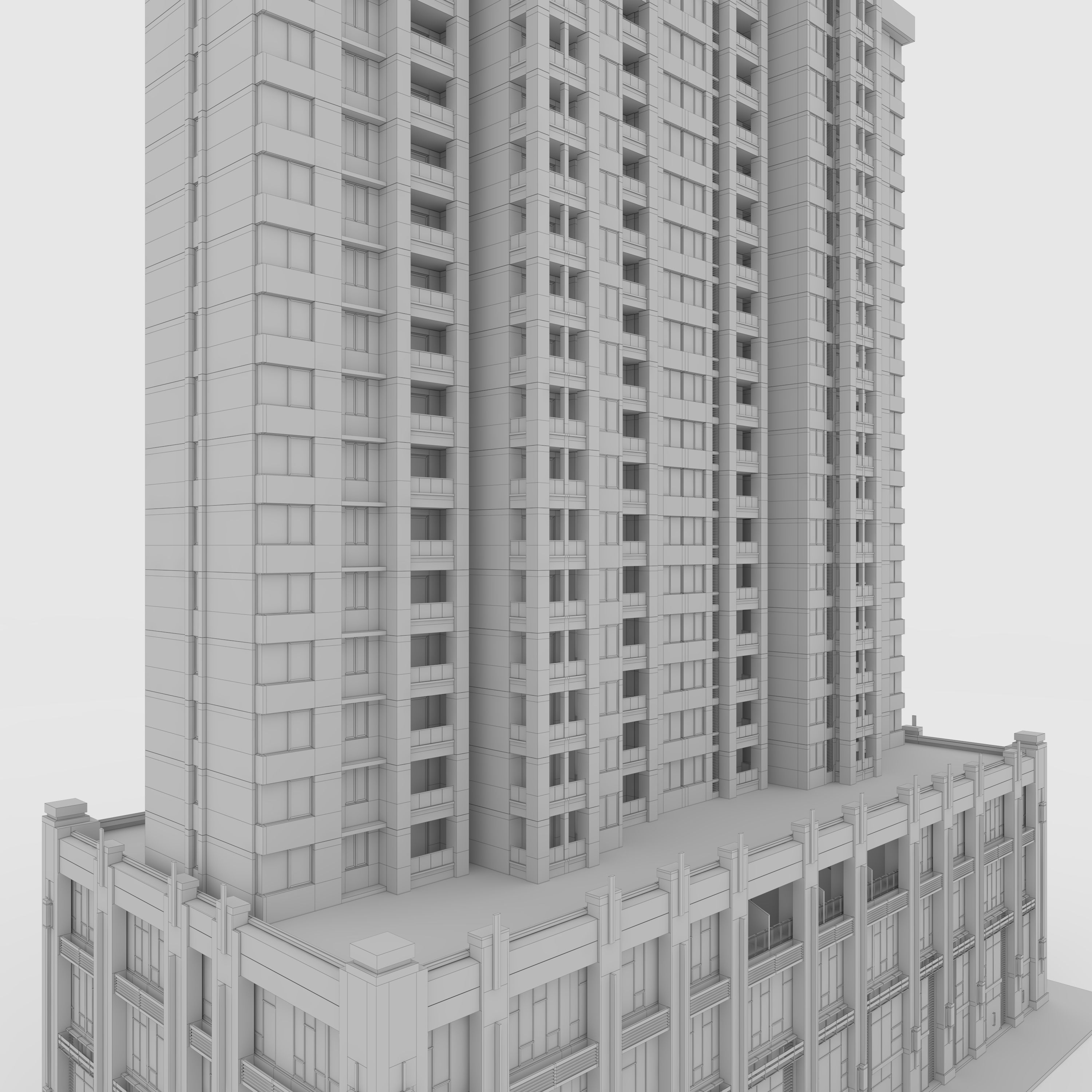 Tower Apartment 3 3D model_17
