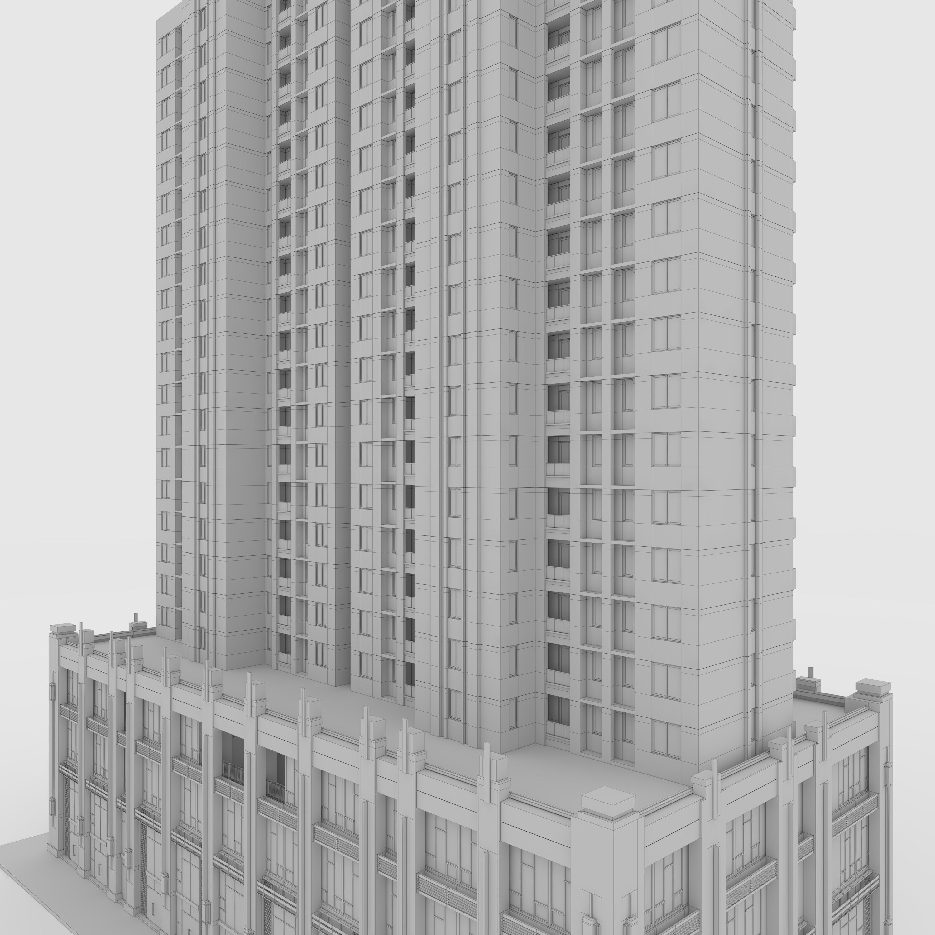 Tower Apartment 3 3D model_19