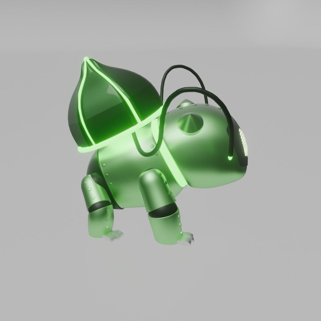 Iron Bulb - Robotic Future Paradox Bulbasaur 3D model_4