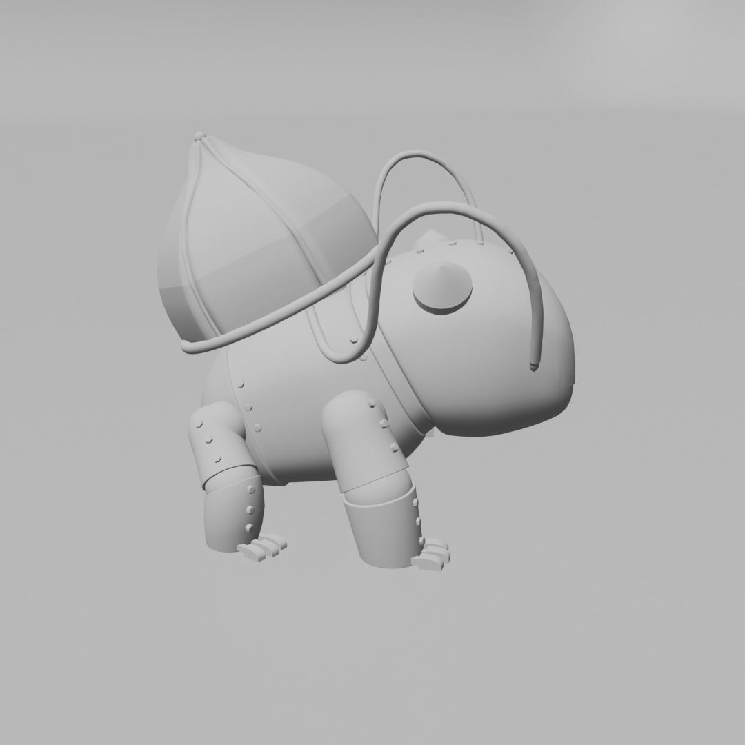 Iron Bulb - Robotic Future Paradox Bulbasaur 3D model_5