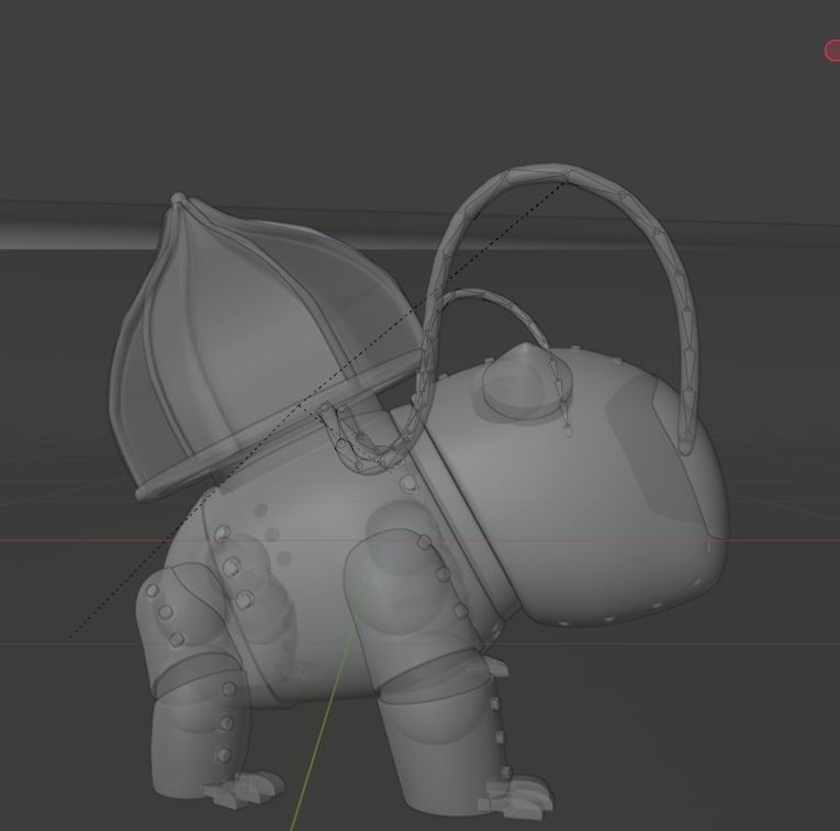 Iron Bulb - Robotic Future Paradox Bulbasaur 3D model_22