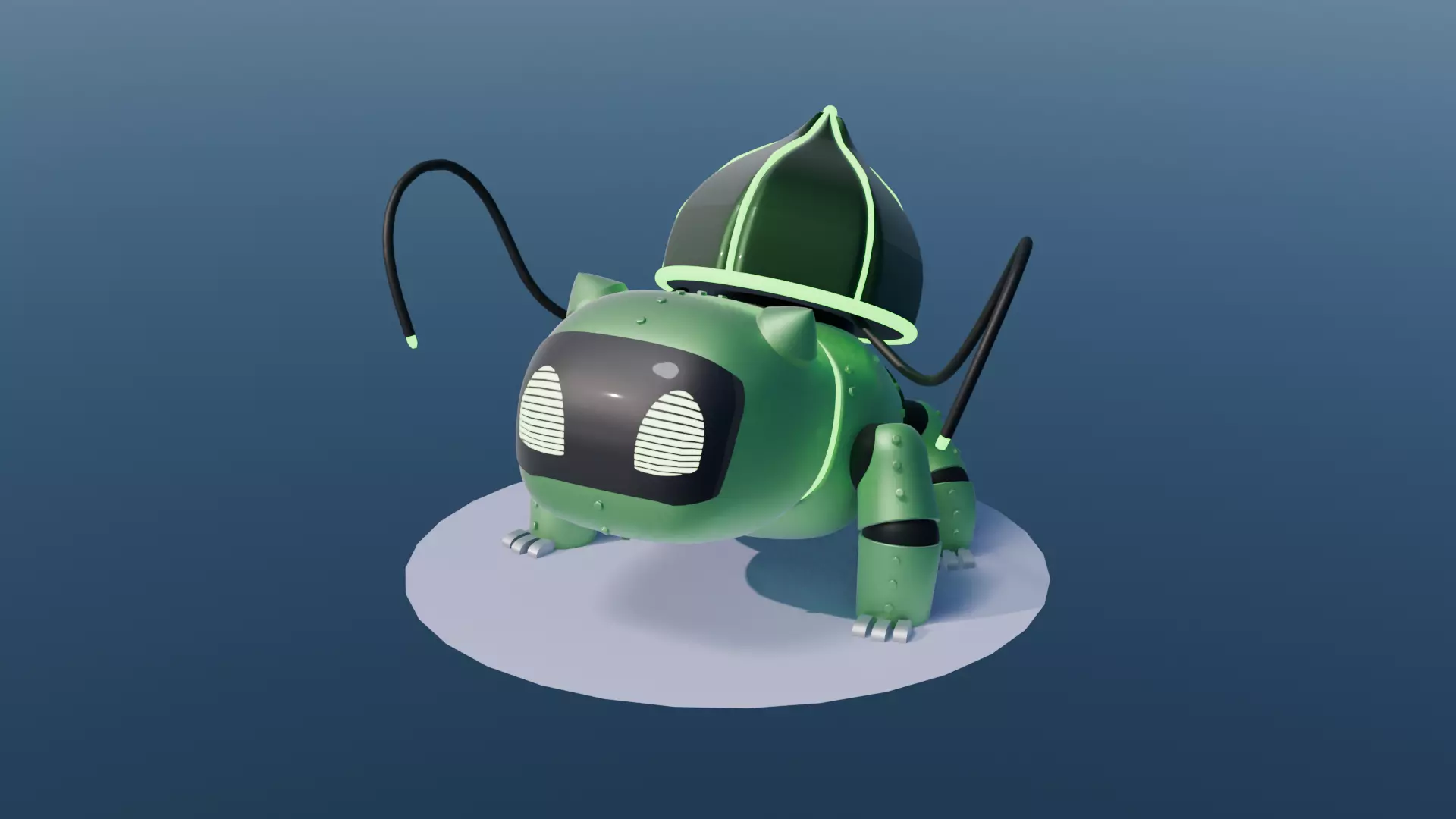 Iron Bulb - Robotic Future Paradox Bulbasaur 3D model_0