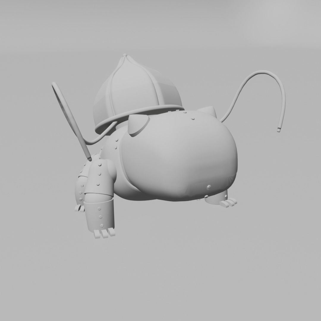 Iron Bulb - Robotic Future Paradox Bulbasaur 3D model_2