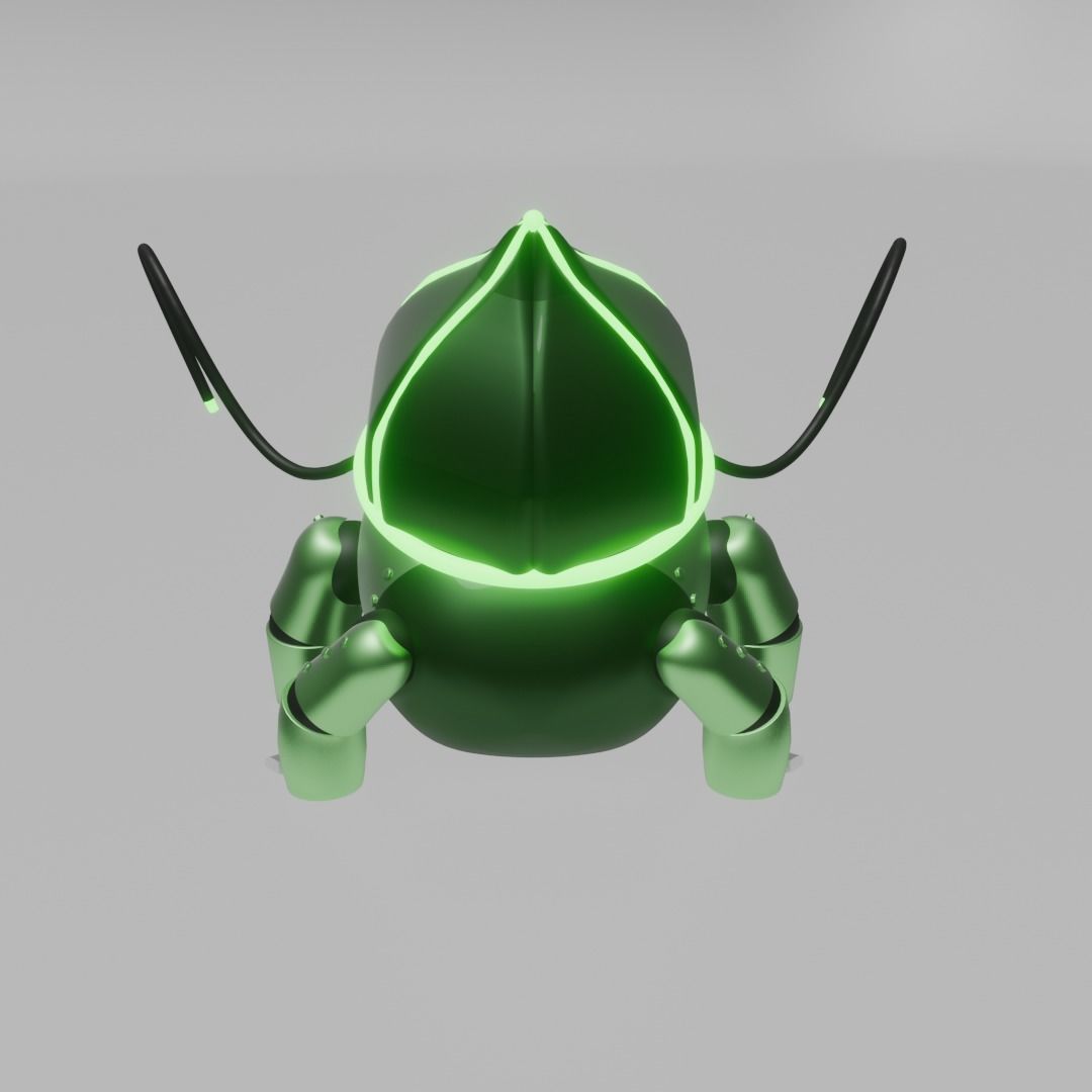 Iron Bulb - Robotic Future Paradox Bulbasaur 3D model_7