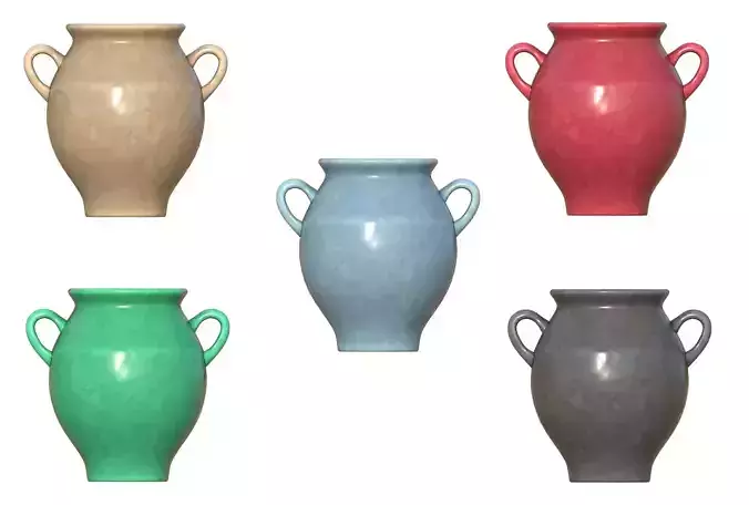 Indoor Outdoor Vase Free low-poly 3D model