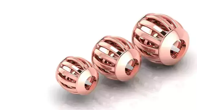 3 size Spherical beads