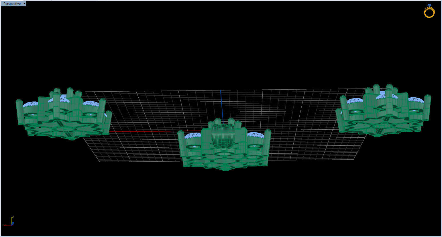 Snowflake Pendant and Earings 3D print model_43