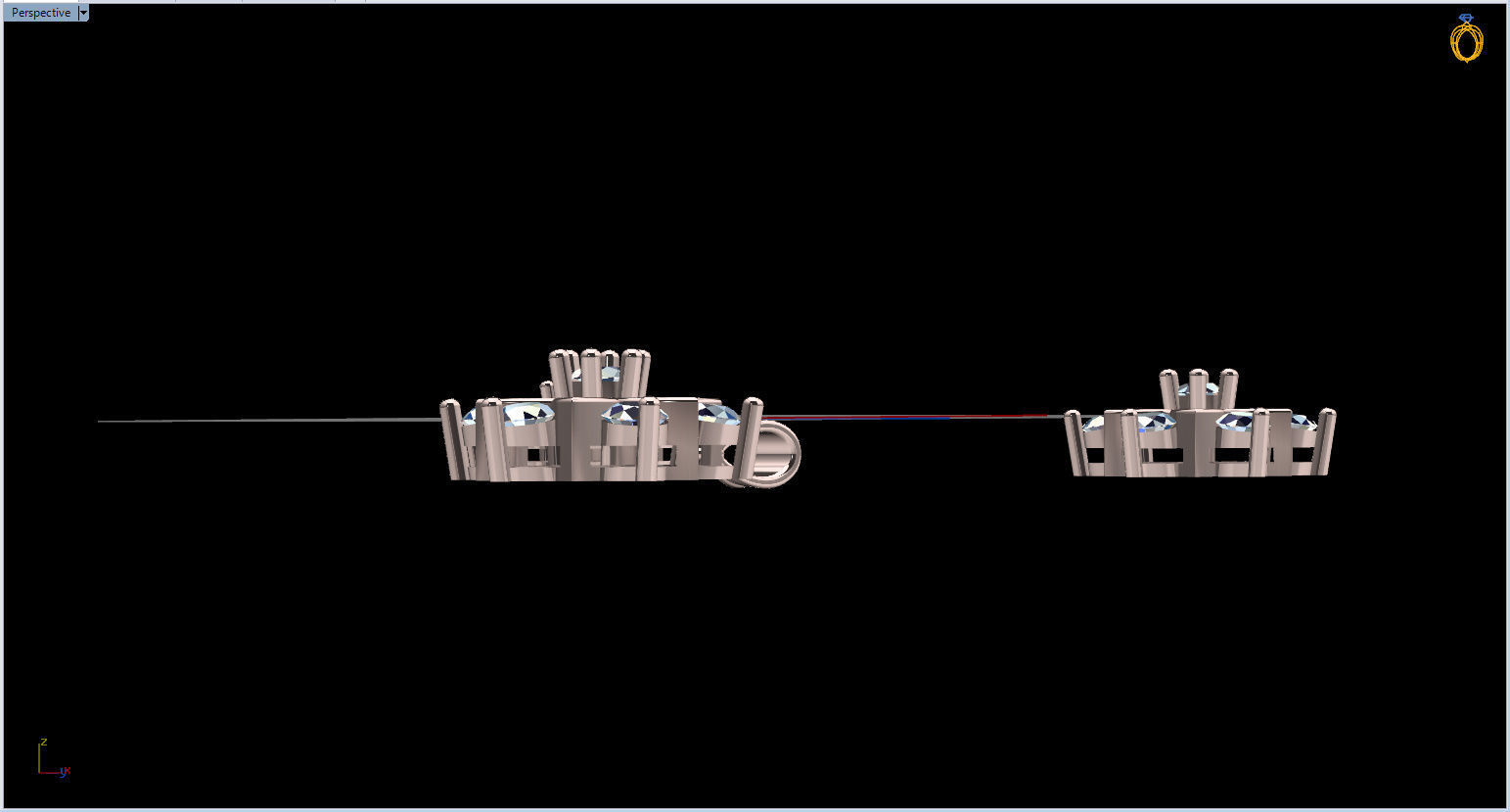 Snowflake Pendant and Earings 3D print model_50