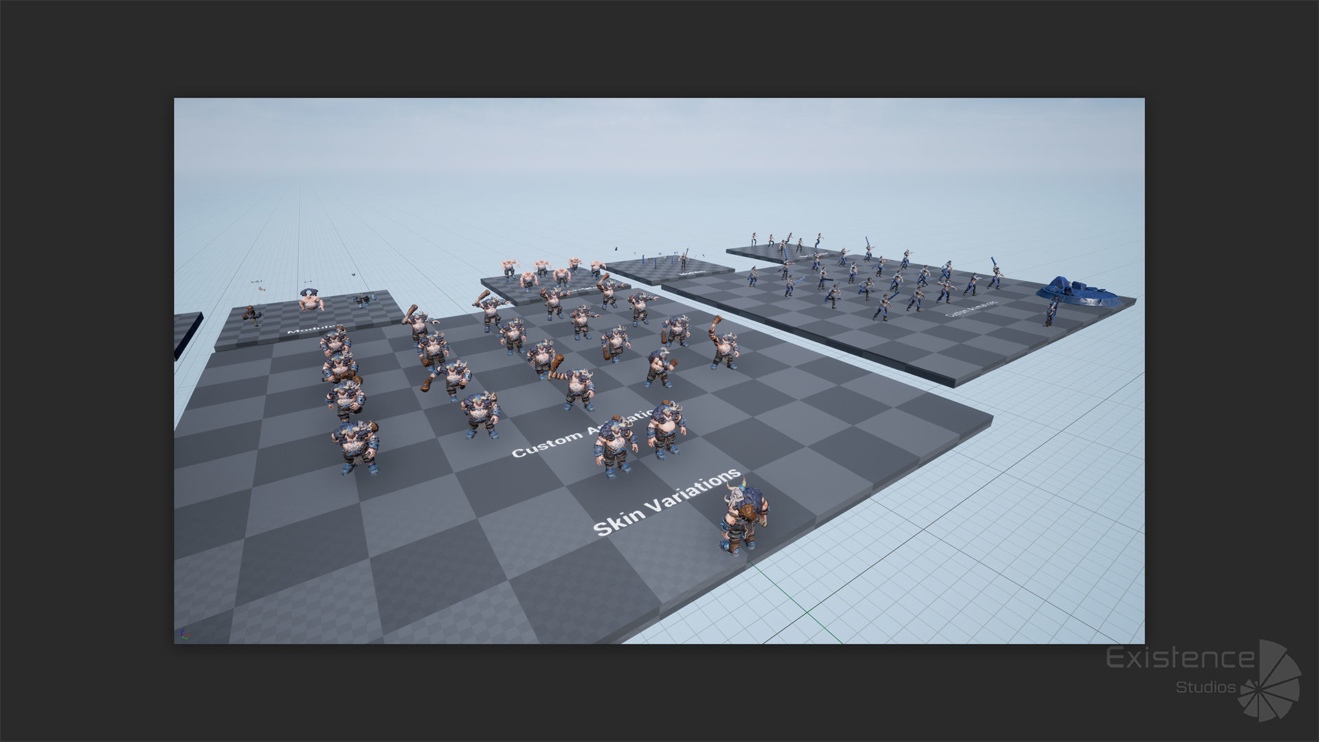 Stylized Warrior Pack 1 - Hero Fantasy Characters Medieval - 46 Low-poly 3D model_23