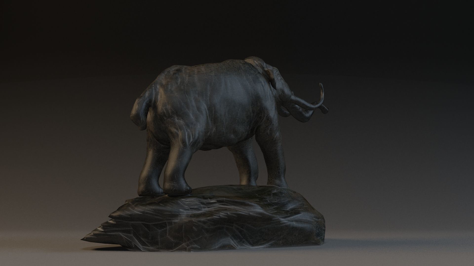 mammoth elephant sculpture animal extinct art sculptures north 3D model_2