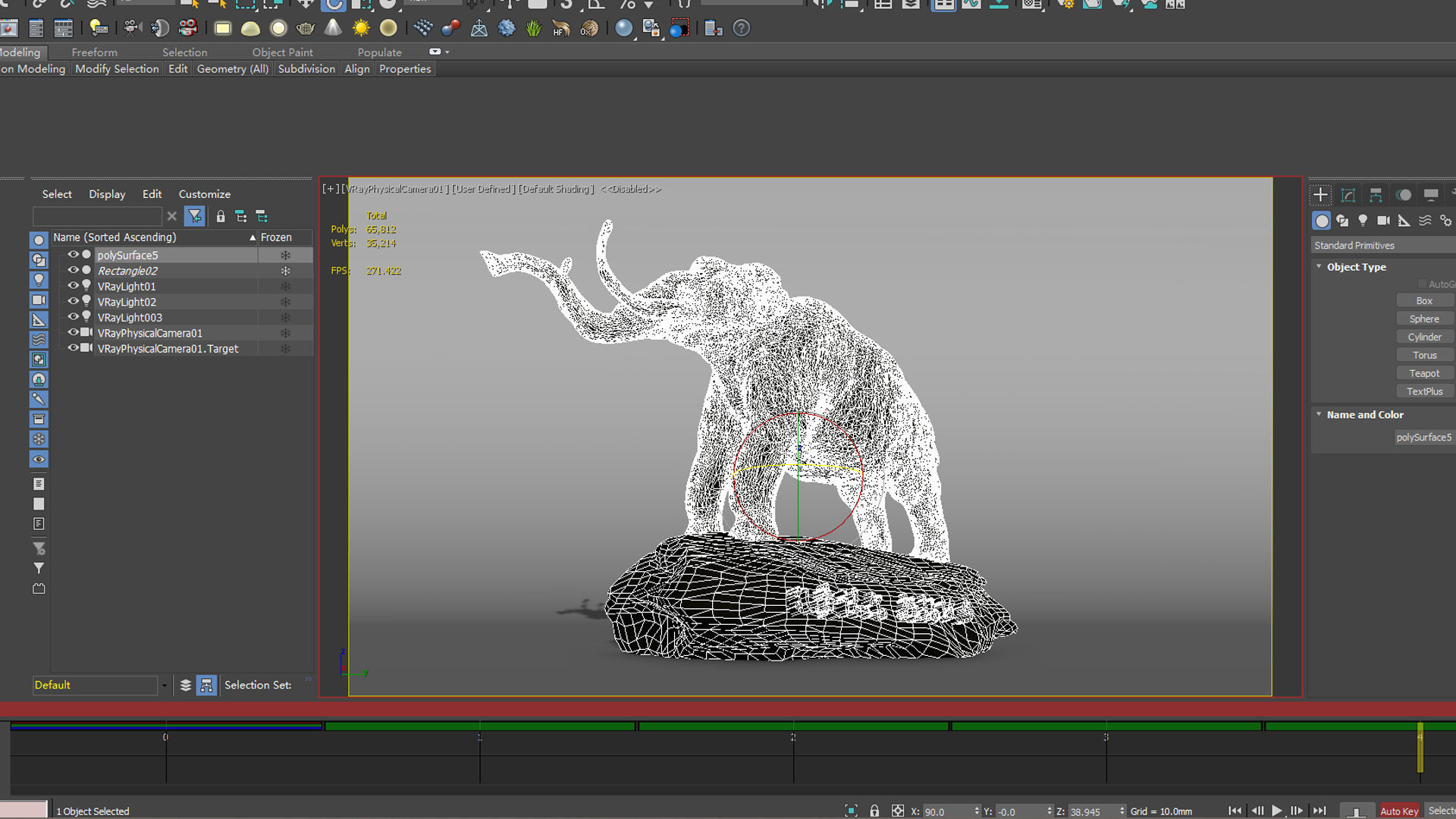 mammoth elephant sculpture animal extinct art sculptures north 3D model_5