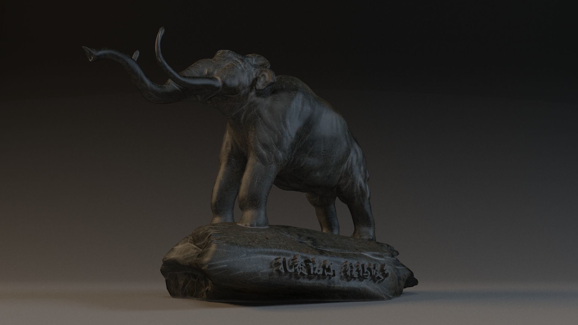 mammoth elephant sculpture animal extinct art sculptures north 3D model_4