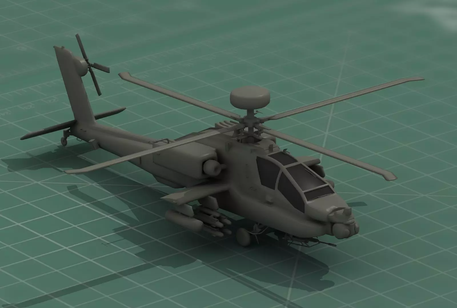 AH64D 3D Print Model 3D print model