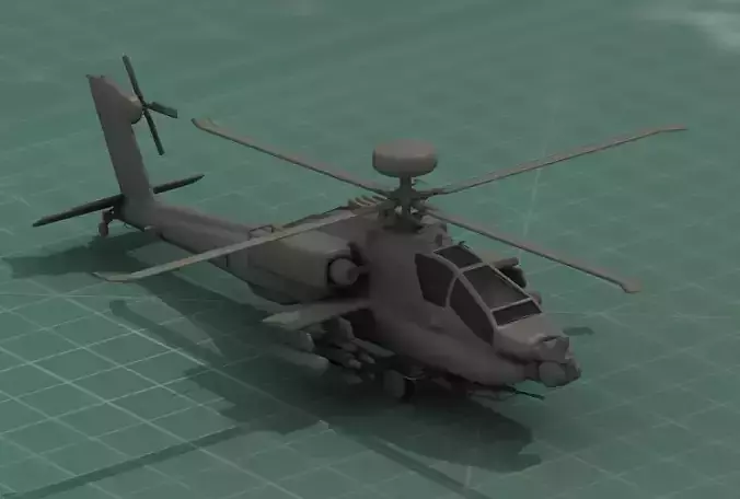 AH64D 3D Print Model 3D print model