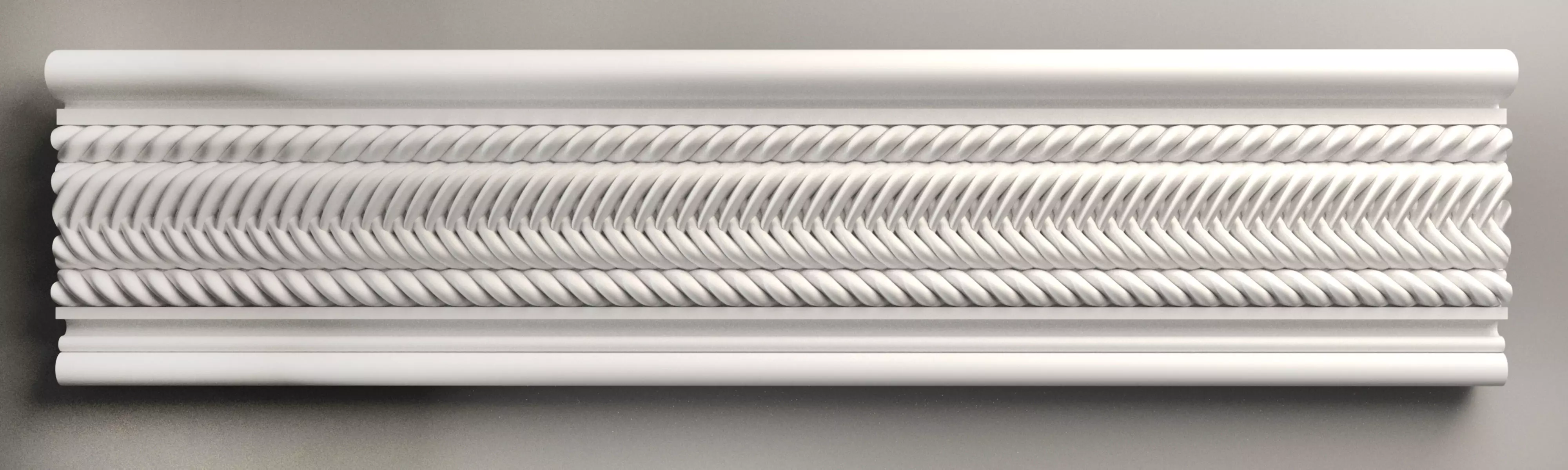 3d model stl wall molding plinth decor for CNC router Free 3D print model