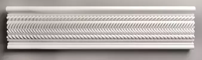 3d model stl wall molding plinth decor for CNC router Free 3D print model