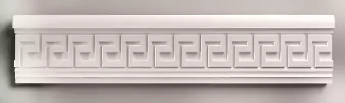 3d model stl wall molding plinth decor for CNC router